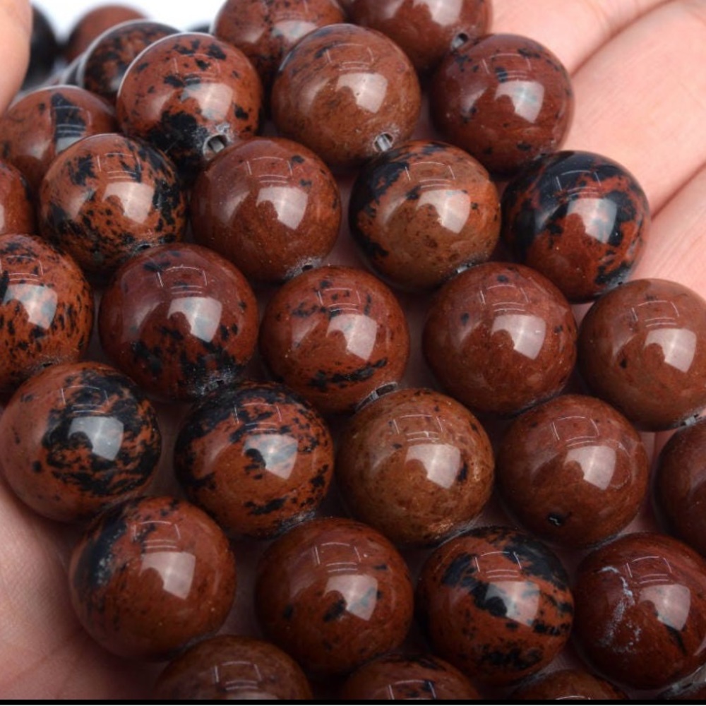 15mm mahogany obsidian ❤️